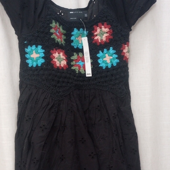 Asos Crochet Floral Dress Nwt - Picture 7 of 11